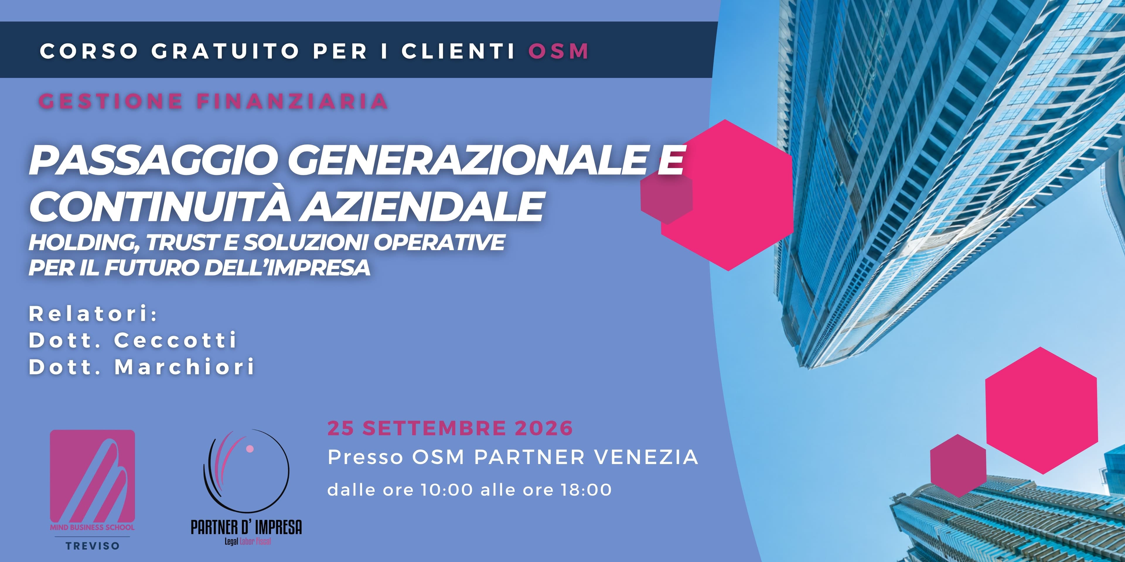 Passaggio generazionale e continuità aziendale