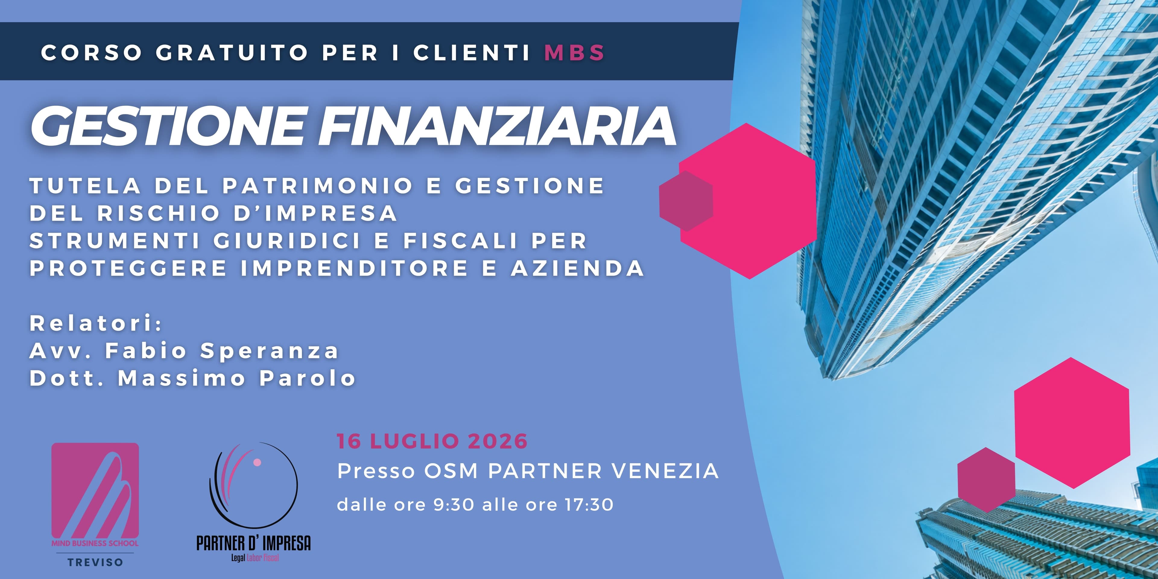 Gestione Finanziaria: Tutela del patrimonio e gestione del rischio d’impresa